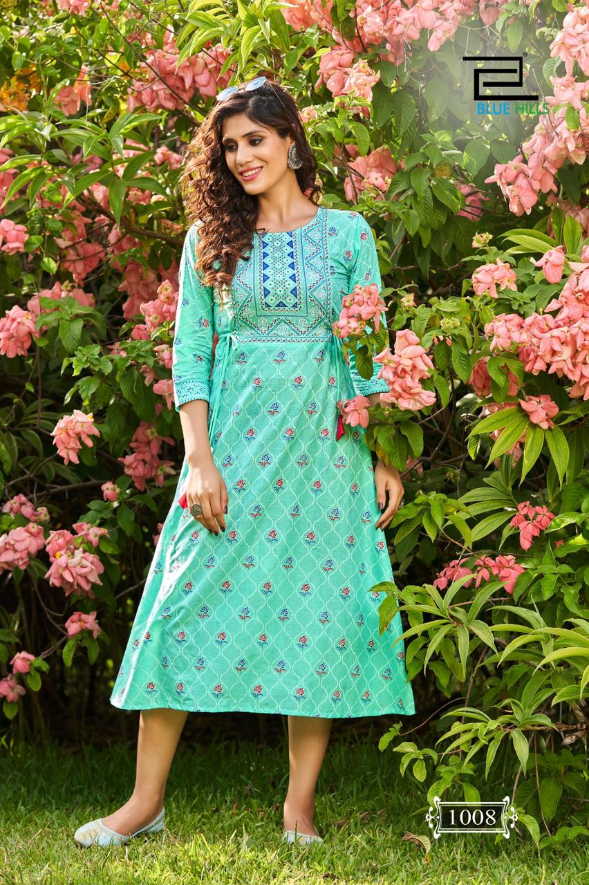 Spicy Vol 1 By Blue Hills Designer Kurti Catalog